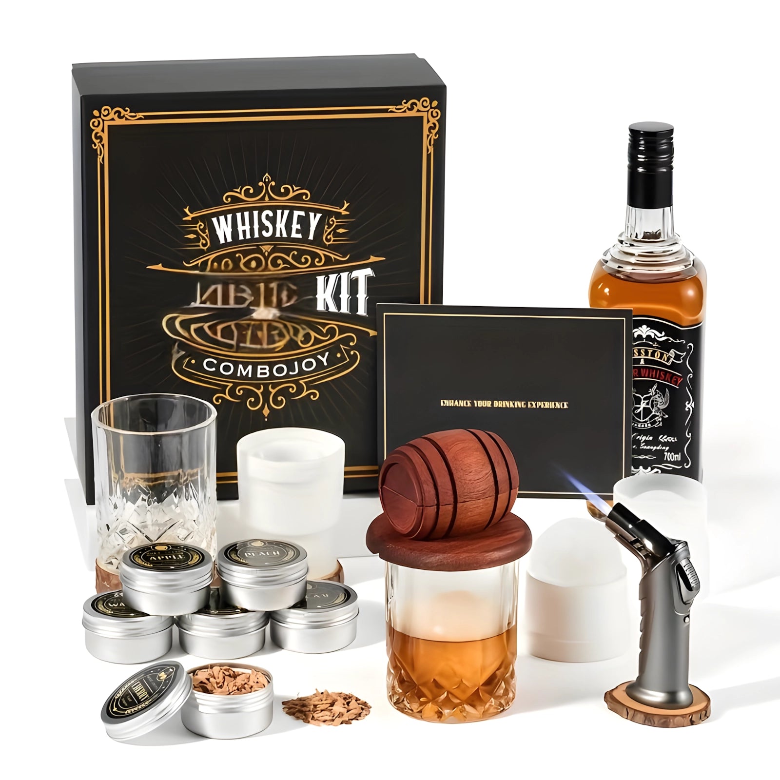 XXL Whiskey Smoker Set mit Brenner