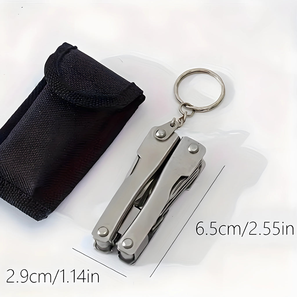 Kompaktes Multifunktions-Tool aus Edelstahl