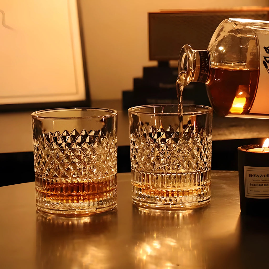 Whiskey-Gläser aus Kristall