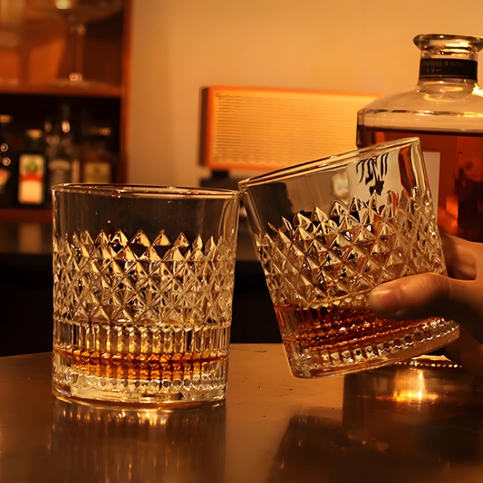 Whiskey-Gläser aus Kristall