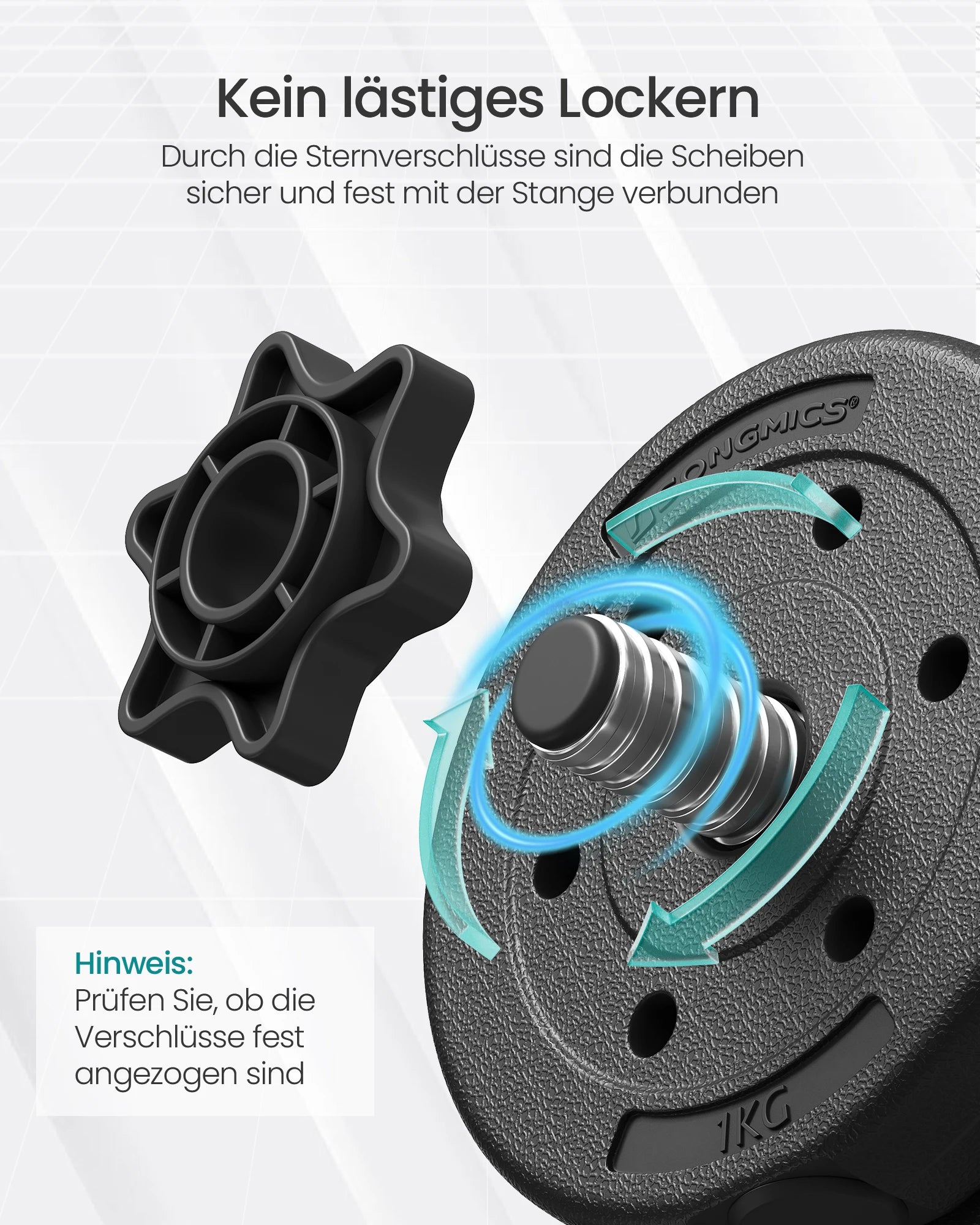 20-kg Hantelset 2-in-1