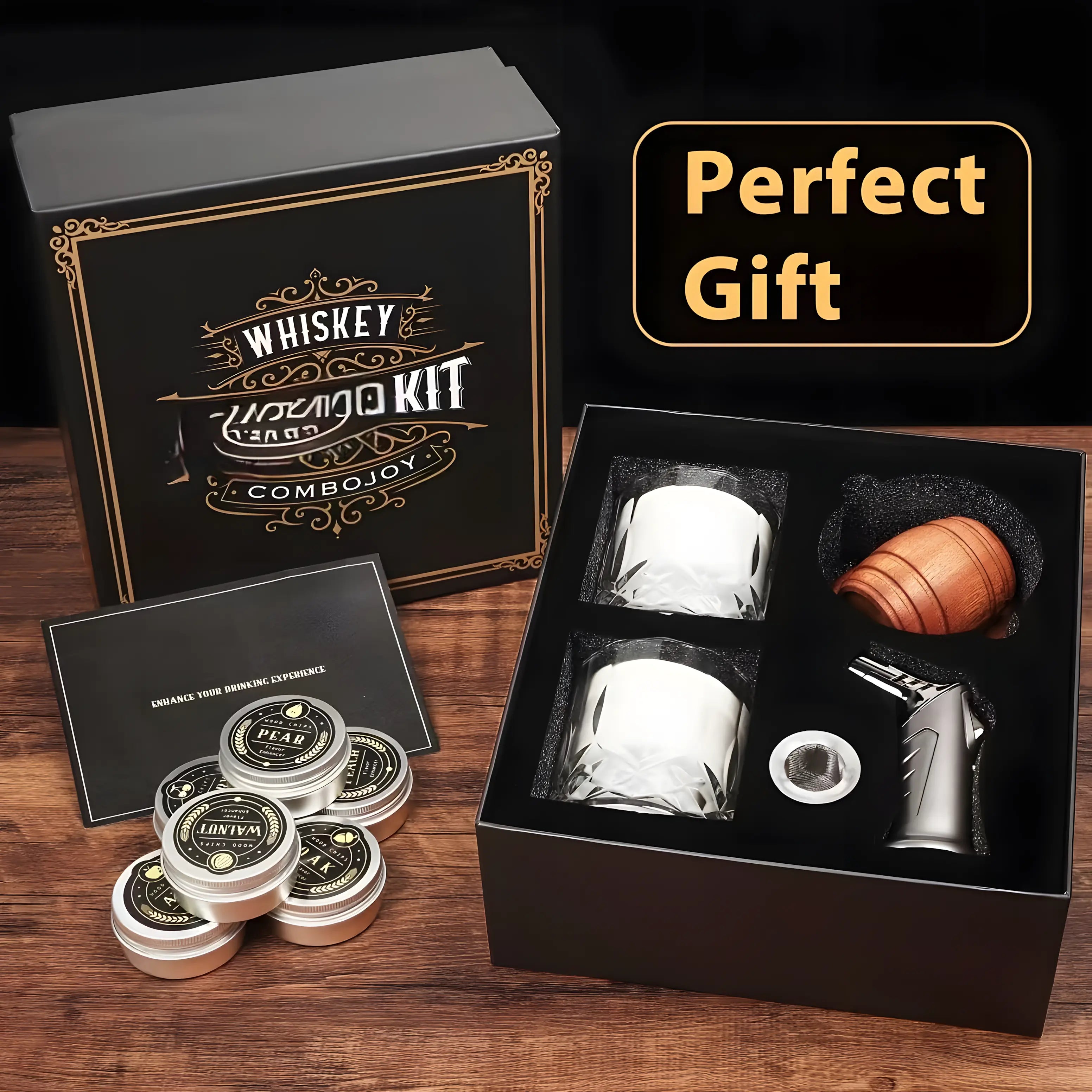 XXL Whiskey Smoker Set mit Brenner