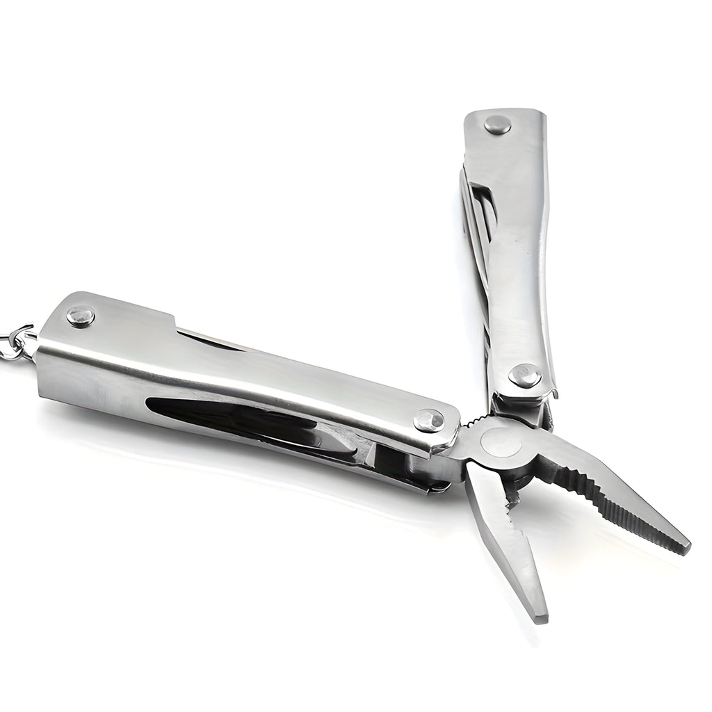 Kompaktes Multifunktions-Tool aus Edelstahl